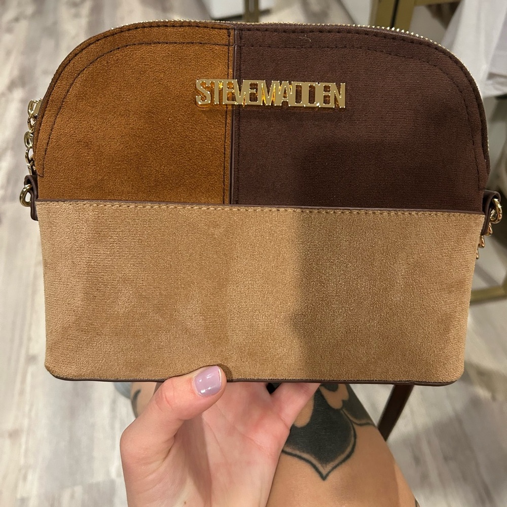 Steve Madden Suede Crossbody Bag